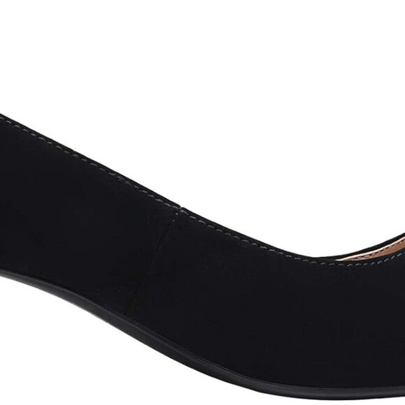 Women’s Low Block Heels Dress Pumps Pointed Toe Slip-On Comfortable Shoes - Picture 3 of 5